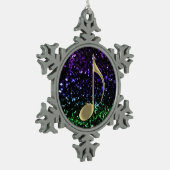 Muzieknotitie Glitter Holiday Ornament (Links)