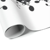 Muzieknotitie Guitar Classic Gift Wrapping Paper Cadeaupapier (Rol Hoek)