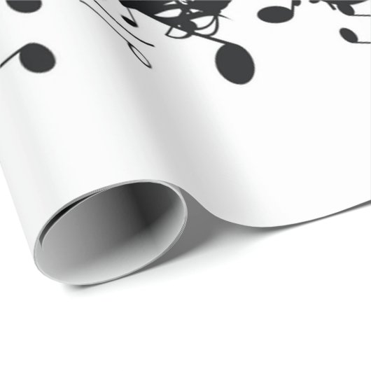 Muzieknotitie Guitar Classic Gift Wrapping Paper Cadeaupapier (Rol Hoek)