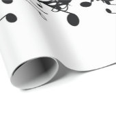 Muzieknotitie Guitar Classic Gift Wrapping Paper Cadeaupapier (Rol Hoek)
