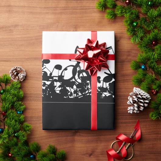 muzieknotitie herstellen cadeaupapier (Feestdagen Geschenken)