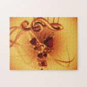 Muzieknotitie Het mondstuk Legpuzzel (Horizontaal)