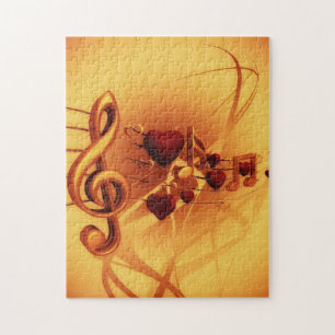 Muzieknotitie Het mondstuk Legpuzzel