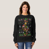 Muzieknotitie Kerstmis Ugly Sweater Musical Teache (Voorkant volledig)