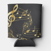 Muzieknotitie Luxe gouddesign Blikjeskoeler