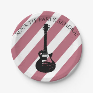 Muzieknotitie Luxe zwart-wit aanpassen Papieren Bordje