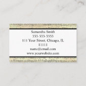  muzieknotitie Musiciaanse muziekopnemer Visitekaartje (Achterkant)