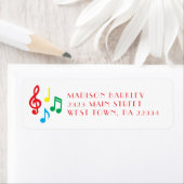 Muzieknotitie Musicus lerarenlabel Etiket (Insitu)