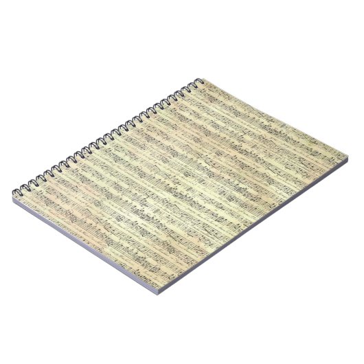 muzieknotitie Pattern Music Theme Notitieboek (Linkerzijde)