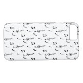 muzieknotitie Pattern Music Theme Treble Clef Case-Mate iPhone Case (Achterkant (Horizontaal))