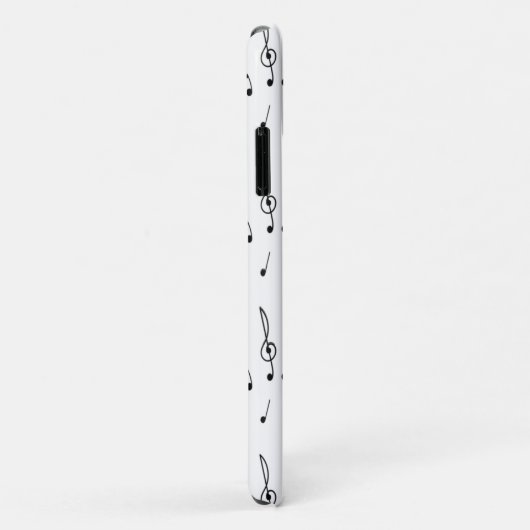 muzieknotitie Pattern Music Theme Treble Clef Case-Mate iPhone Case (Achterkant/rechts)