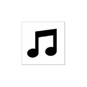 Muzieknotitie Rubberstempel (Afrduk)
