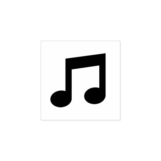 Muzieknotitie Rubberstempel (Afrduk)