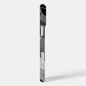 Muzieknotitie Strepen Grijs Case-Mate iPhone Case (Achterkant / Rechts)