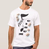 Muzieknotitie T-shirt (Voorkant)
