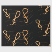 Muzieknotitie Verpakkingspapier Cadeaupapier (Vlak)