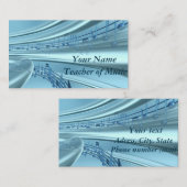 Muzieknotitie Visitekaartje (Voorkant / Achterkant)