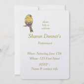 Muzieknotitie Vogel Thema Pensioen Aangepaste uitn Kaart (Achterkant)