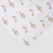 Muzieknotitie voorzien van reliëf en reactieveeg p tissuepapier (Detail)