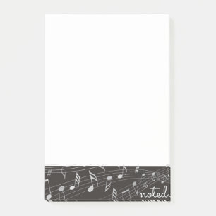 Muzieknotitieblad Muziek Post-it notities Post-it® Notes