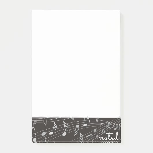 Muzieknotitieblad Muziek Post-it notities Post-it® Notes (Voorkant)