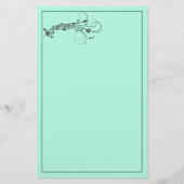 Muzieknotitiepapier Briefpapier (Voorkant)