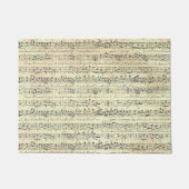 Muzieknotitiepatroon Muziek Theme Doormat Deurmat (Voorkant)