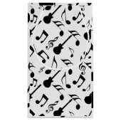 Muzieknotities - Blad muziekontwerp Klein Cadeauzakje (Achterkant)