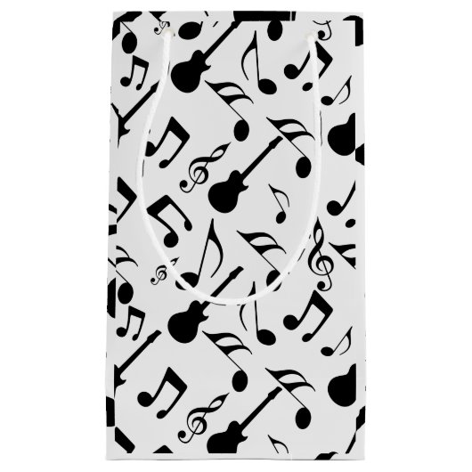 Muzieknotities - Blad muziekontwerp Klein Cadeauzakje (Voorkant)