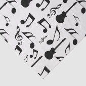 Muzieknotities - Blad muziekontwerp Tissuepapier (Detail)