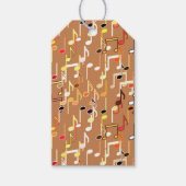 Muzieknotities — Caramel Tan, Multi Cadeaulabel (Voorkant)