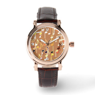 Muzieknotities — Caramel Tan, Multi Horloge