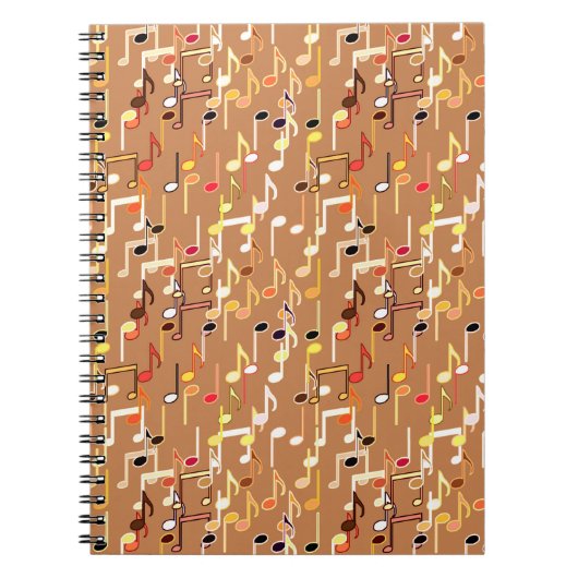 Muzieknotities — Caramel Tan, Multi Notitieboek (Voorkant)