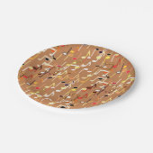 Muzieknotities — Caramel Tan, Multi Papieren Bordje (Gekanteld)