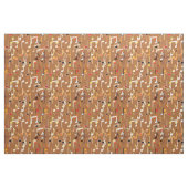 Muzieknotities — Caramel Tan, Multi Stof (Fat Quarter)