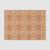 Muzieknotities — Caramel Tan, Multi Tissuepapier (Voorkant)