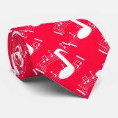 Muzieknotities Design Mans Stropdas (Opgerold)