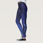 Muzieknotities en blauwe constellaties leggings (Links)