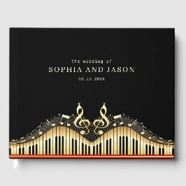 Muzieknotities en schonen gastenboek