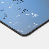 Muzieknotities in het bewegingsapparaat bureaumat (Hoek)