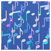Muzieknotities — indigo blauw, multi stof (Close Up)