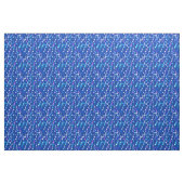 Muzieknotities — indigo blauw, multi stof (Yard (91,4 cm))