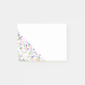 Muzieknotities kleurig post-it® notes (Voorkant)