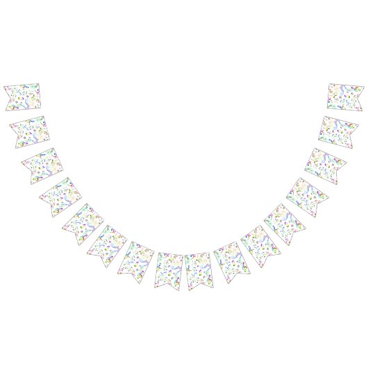 Muzieknotities kleurig vlaggetjes (Alle)