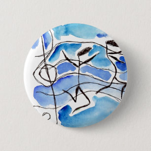 Muzieknotities Kom naar het leven Muziek voegt toe Ronde Button 5,7 Cm