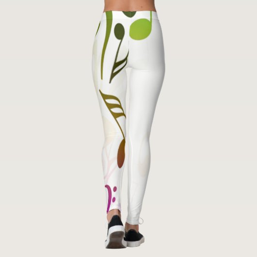 Muzieknotities Leggings (Achterkant)