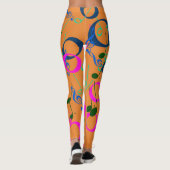 Muzieknotities Leggings (Achterkant)