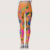 Muzieknotities Leggings (Voorkant)