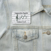 Muzieknotities Ontwerplabel Naamplaatje (In situ)