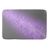Muzieknotities Paarse gloed Bath Mat (Voorkant)
